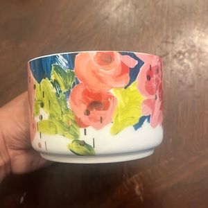 Anthropologie Flower Mug